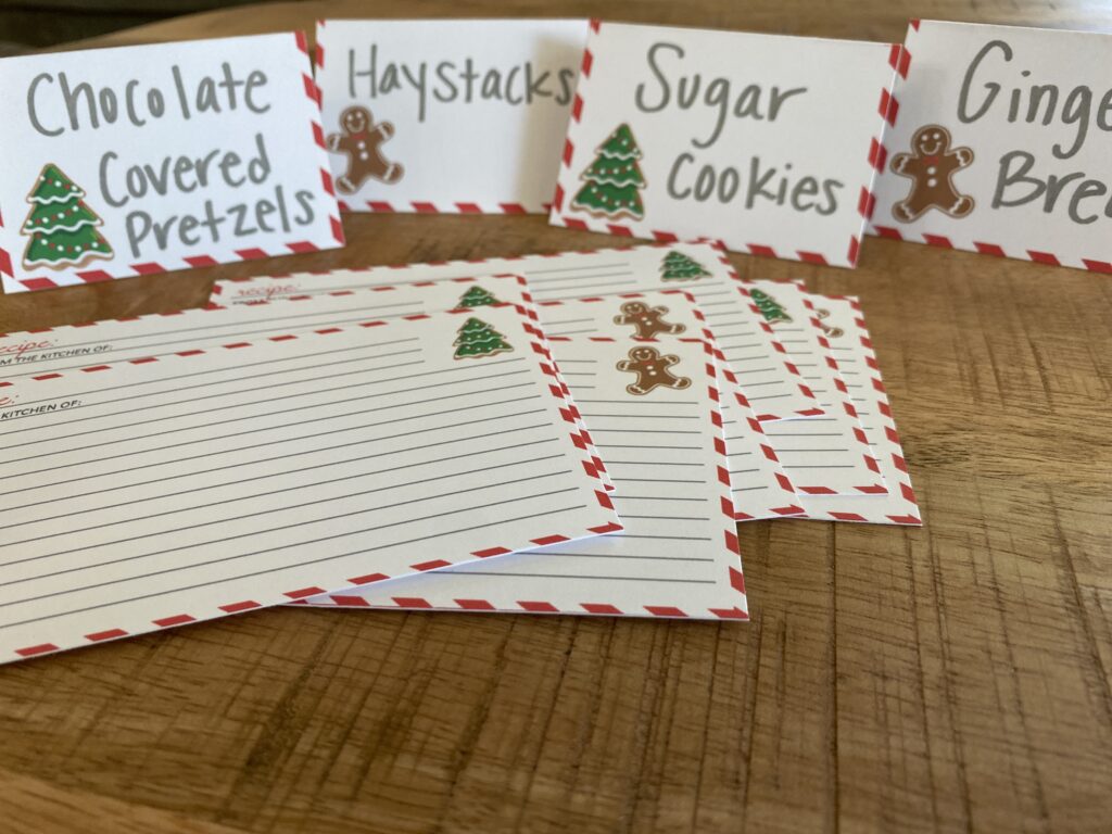 Custom Christmas Cookie Exchange Designs